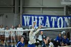 VB vs MHC  Wheaton Women's Volleyball vs Mount Holyoke College. - Photo by Keith Nordstrom : Wheaton, Volleyball, VB